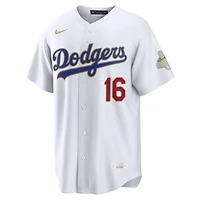 Men's Nike Will Smith White Los Angeles Dodgers 2026 Gold Collection Stadium Jersey