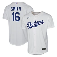 Men's Nike Will Smith White Los Angeles Dodgers Home Replica Jersey