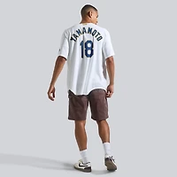 Maillot de stade Nike Yoshinobu Yamamoto blanc Los Angeles Dodgers Collection Or 2026 pour homme