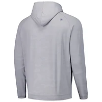 Sweat à capuche gris Peter Millar pour hommes des Dodgers de Los Angeles Pine Logo Camo Performance Raglan