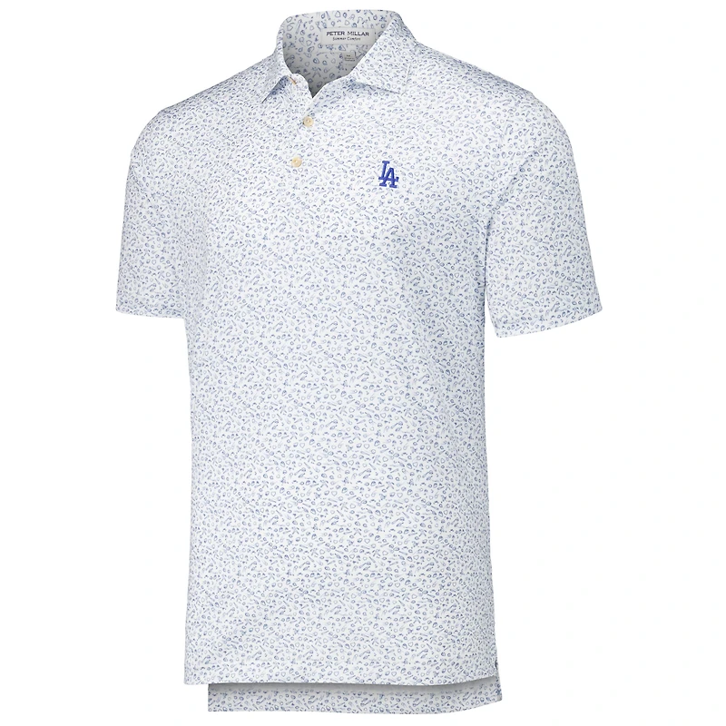 V110136 Dodgrs BLANC BATTER UP PERFORMANCE JERSEY POLO POLMEN MA24CEK32S-LAD #5