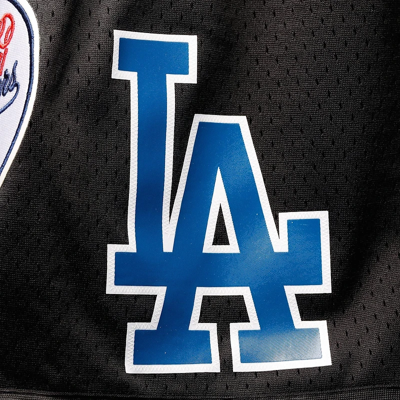 Men's Pro Standard Black Los Angeles Dodgers 2020 World Series Mesh Shorts