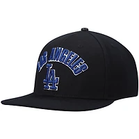 Casquette snapback avec logo Stacked Los Angeles Dodgers Pro Standard noir pour homme