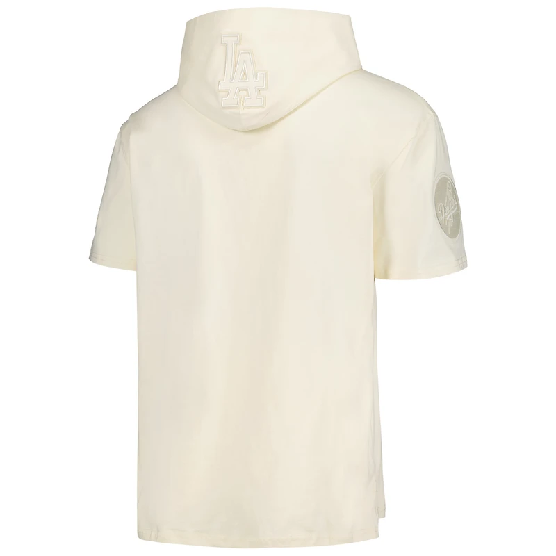 Men's Pro Standard Cream Los Angeles Dodgers Neutral Hoodie T-Shirt