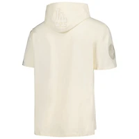 Men's Pro Standard Cream Los Angeles Dodgers Neutral Hoodie T-Shirt
