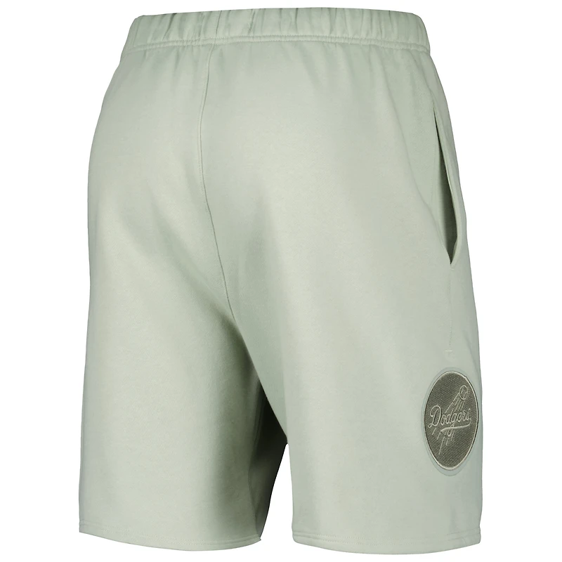 Men's Pro Standard Light Green Los Angeles Dodgers Neutral Fleece Shorts