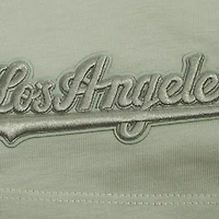 T-shirt neutre à épaules tombantes Pro Standard Olive des Los Angeles Dodgers pour hommes