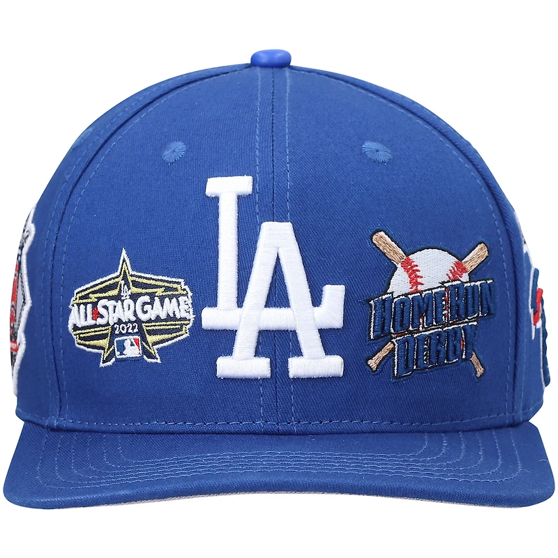 Casquette snapback en laine Pro Standard Royal Los Angeles Dodgers All-Star Multi Hit pour homme