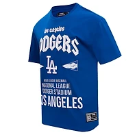 Men's Pro Standard Royal Los Angeles Dodgers Oversized City Tour T-Shirt