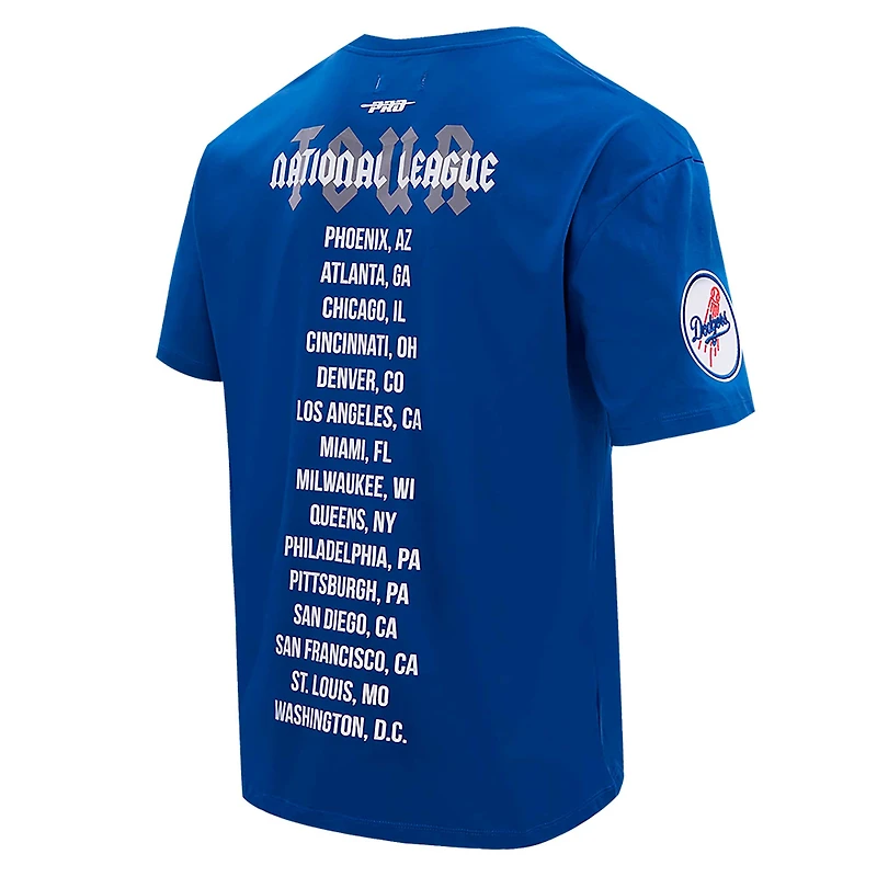Men's Pro Standard Royal Los Angeles Dodgers Oversized City Tour T-Shirt