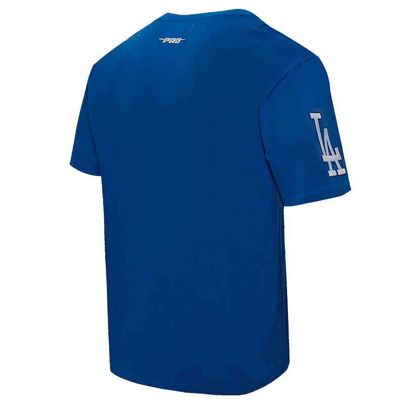T-shirt à épaules tombantes Turn It Up pour homme Pro Standard Royal Los Angeles Dodgers