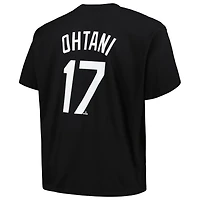Profil pour homme Shohei Ohtani Royal Los Angeles Dodgers Big & Tall Nom et numéro T-shirt