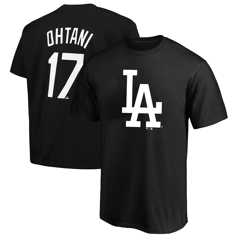 Profil pour homme Shohei Ohtani Royal Los Angeles Dodgers Big & Tall Nom et numéro T-shirt