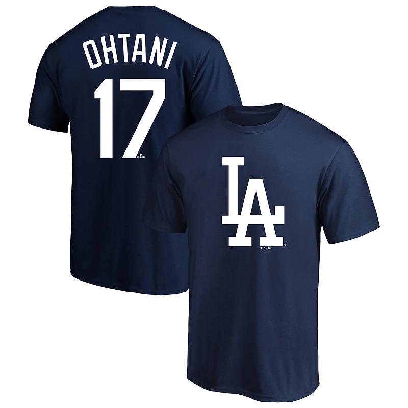 Men's Fanatics Shohei Ohtani Royal Los Angeles Dodgers Big & Tall Name Number T-Shirt
