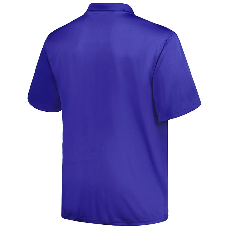 Men's Profile White/Royal Los Angeles Dodgers Big & Tall Two-Pack Solid Polo Set
