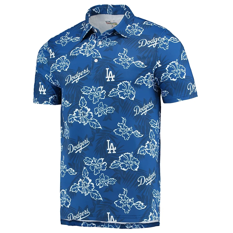 Polo Performance Reyn Spooner Royal Los Angeles Dodgers pour homme