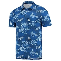 Polo Performance Reyn Spooner Royal Los Angeles Dodgers pour homme