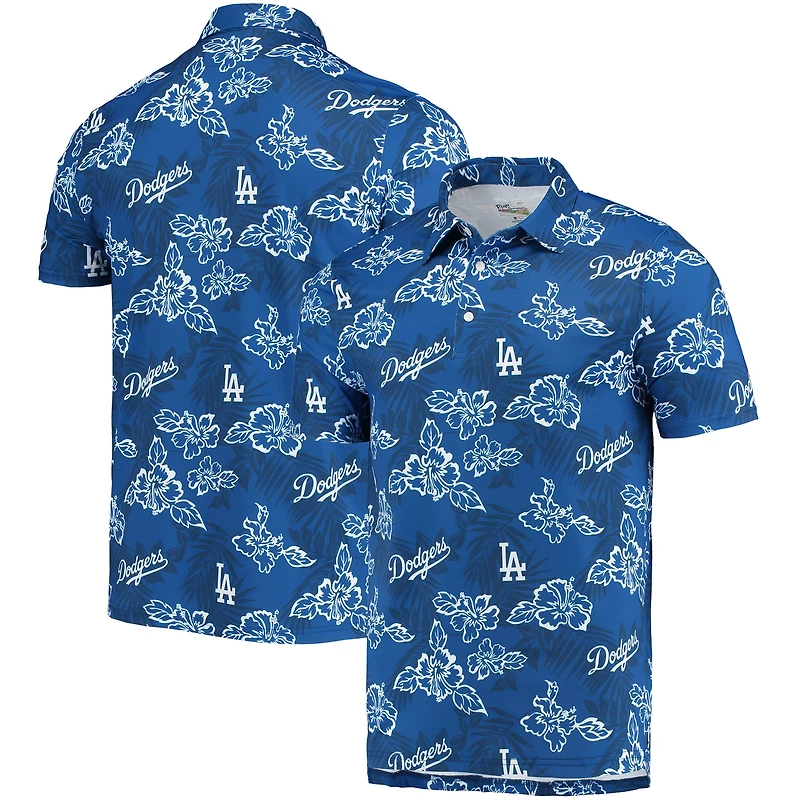 Polo Performance Reyn Spooner Royal Los Angeles Dodgers pour homme