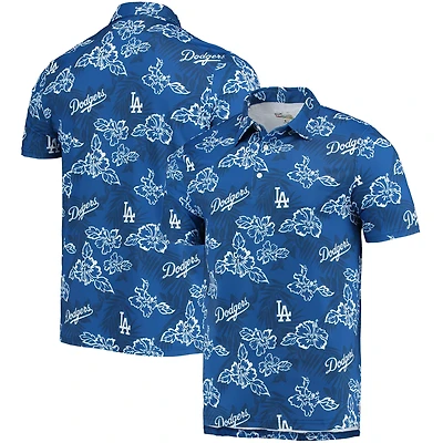 Polo Performance Reyn Spooner Royal Los Angeles Dodgers pour homme