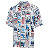 Men's Reyn Spooner White Los Angeles Dodgers Americana Button-Up Shirt