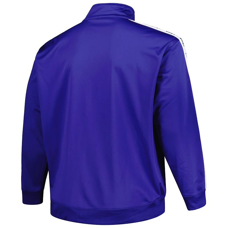 Veste de survêtement en tricot Big & Tall Royal Los Angeles Dodgers pour homme