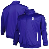 Veste de survêtement en tricot Big & Tall Royal Los Angeles Dodgers pour homme