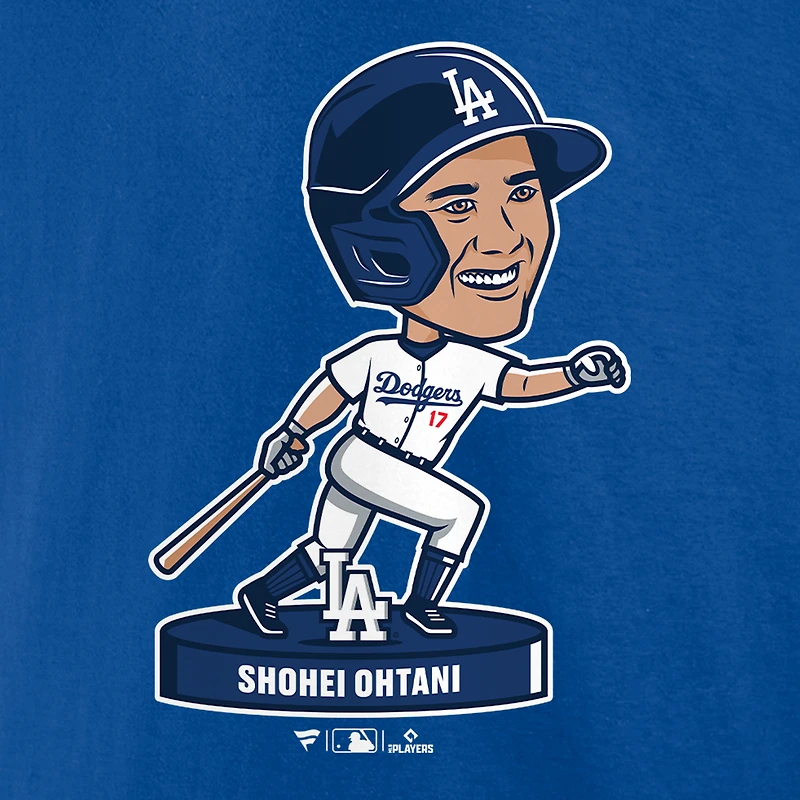 Men's  Royal Los Angeles Dodgers Bobblehead T-Shirt