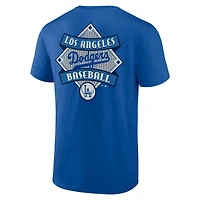 Men's  Royal Los Angeles Dodgers Cooperstown Collection Field Play T-Shirt