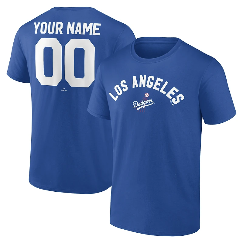 T-shirt personnalisé pour homme Royal Los Angeles Dodgers Cooperstown Collection Winning Streak