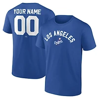 T-shirt personnalisé pour homme Royal Los Angeles Dodgers Cooperstown Collection Winning Streak