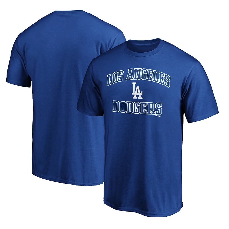 Men's White Los Angeles Dodgers Heart & Soul T-Shirt