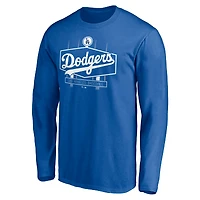 Men's  Royal Los Angeles Dodgers Scoreboard Long Sleeve T-Shirt