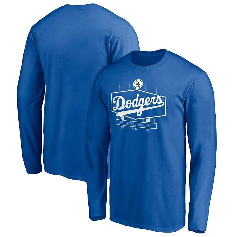 Men's Royal Los Angeles Dodgers Scoreboard Long Sleeve T-Shirt