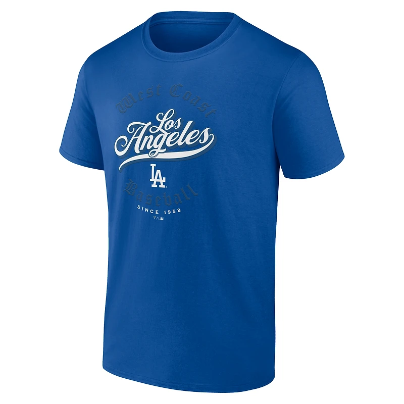 Men's  Royal Los Angeles Dodgers West Coast Baseball T-Shirt