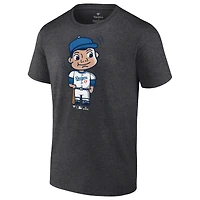 Men's Shohei Ohtani Charcoal Los Angeles Dodgers 17 Bobblehead T-Shirt
