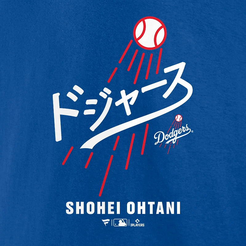 T-shirt japonais Shohei Ohtani Royal pour homme des Dodgers de Los Angeles