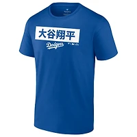 Men's Shohei Ohtani Royal Los Angeles Dodgers Knockout T-Shirt