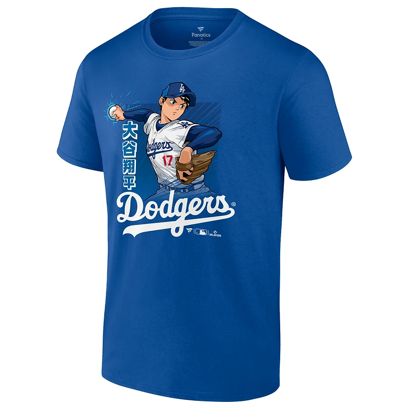 Men's Shohei Ohtani Royal Los Angeles Dodgers Ohtanime T-Shirt