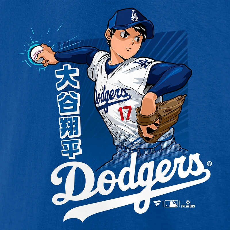 Men's Shohei Ohtani Royal Los Angeles Dodgers Ohtanime T-Shirt