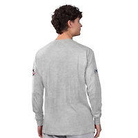 Men's Starter  Heather Gray/Royal Los Angeles Dodgers Two-Pack Long Sleeve & Short T-Shirt Set