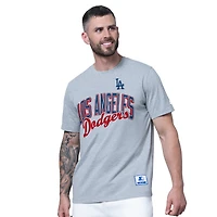 Lot de deux t-shirts pour homme Starter Royal/Gris chiné Los Angeles Dodgers
