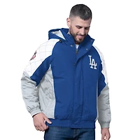 Veste à capuche zippée intégrale Starter Royal Los Angeles Dodgers All Time Pro pour homme
