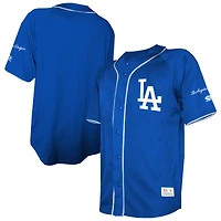 Men's Stitches  Royal Los Angeles Dodgers Team Color Full-Button Fashion Jersey