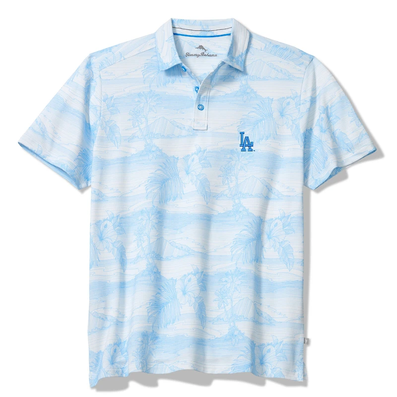 Polo Tommy Bahama bleu Los Angeles Dodgers Corsica Coast IslandZone pour homme