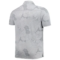 Polo Big & Tall Miramar Blooms des Dodgers de Los Angeles Tommy Bahama gris pour homme