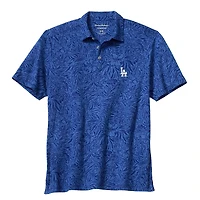 Polo Tommy Bahama IslandZone Royal Los Angeles Dodgers Wild Hibiscus Tri-Blend pour homme
