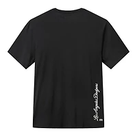 T-shirt homme TravisMathew noir Los Angeles Dodgers Swing Fast