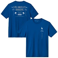 T-shirt homme TravisMathew Royal Los Angeles Dodgers Base Hit Bliss