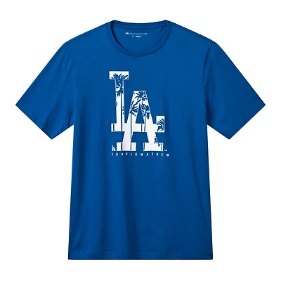 Men's TravisMathew Royal Los Angeles Dodgers City of Stars T-Shirt