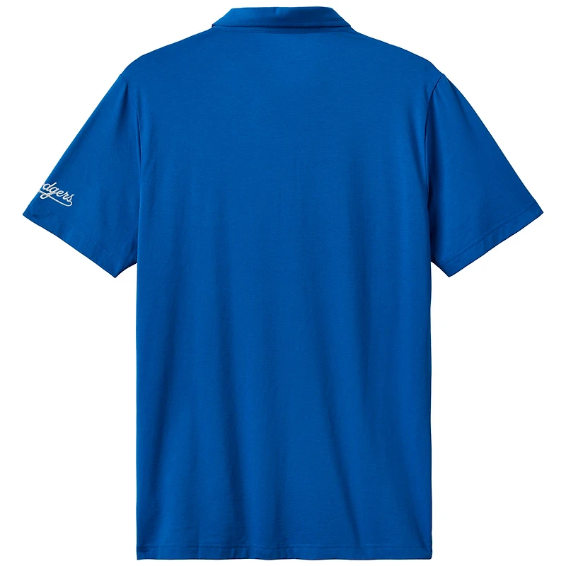 Polo TravisMathew Royal Los Angeles Dodgers The Heater pour hommes